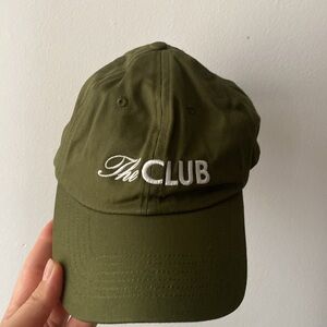 “The CLUB” Olive Green Baseball Cap
